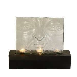 All Natural Handmade Large Candleholder   Buddha Design ( 
