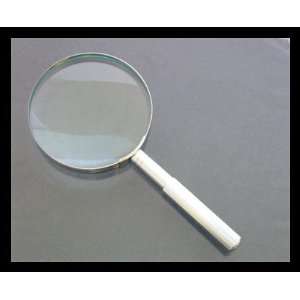  NEW All Metal Body 4x Magnifier With a 3.5 Glass Lens 