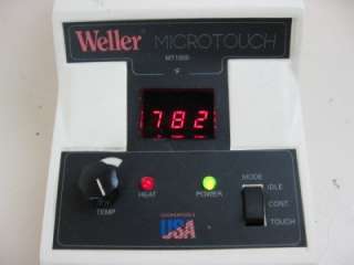 Weller MT1000 Microtouch Soldering Iron Station  