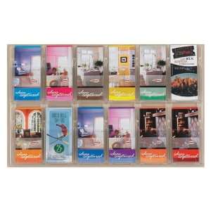  Reveal Pamphlet Display, Holds 12 Pamphlets, 30W x 2D x 
