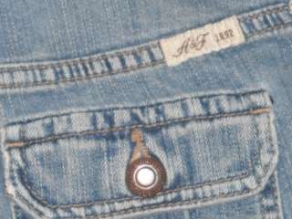 Abercrombie & Fitch Short Jean Shorts Junior Sz 00  