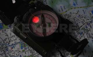In 1 Military Marching Camping 360 Lensatic Compass  