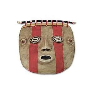  NOVICA Recycled paper mask, Wari Culture
