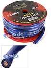 Absolute P2 50 50 ft. Spool of Blue 2 AWG Gauge Power Cable Wire