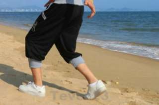 DWK7501B Mans hip hop board shorts short absorb sweat pants  