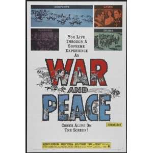  War and Peace Movie Poster (11 x 17 Inches   28cm x 44cm 