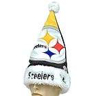 NFL Pittsburgh Steelers Velvet Faux Fur Christmas Santa Hat Black 