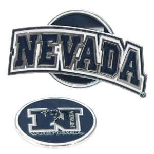   Nevada Reno Wolf Pack NCAA Hat Clip w/ Golf Ball Marker Sports