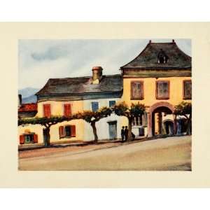   Port France Basque Art Pyrenees   Original Color Print