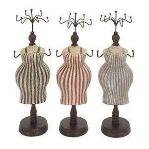   94575 Set of 3 Parisian Mannequin Jewelry Holder Stand