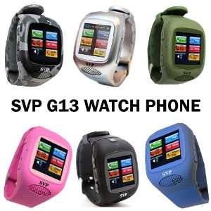 G13 (With Micro 4gb) Camera GSM Quad band Watch Phone ~ Unlocked 