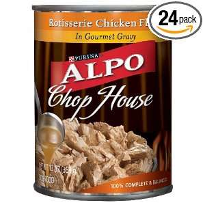 Alpo Chophouse Gravy Rotisserie Chicken, 13 Ounce (Pack of 24)  