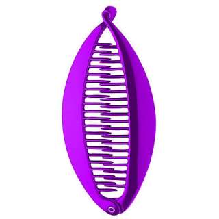 Jumbo XL Interlocking Banana Hair Comb Clip   Black Purple Yellow 