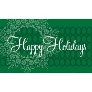  Happy Holidays   Green Wall Mural