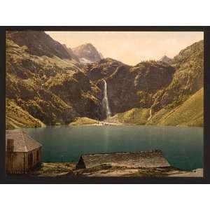   Reprint of The lake of Oô, Luchon, Pyrenees, France