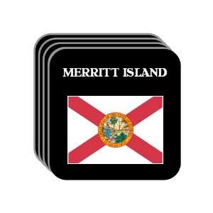  US State Flag   MERRITT ISLAND, Florida (FL) Set of 4 Mini 