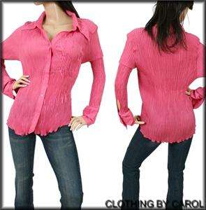 Womens Pink Career/Dressy Button Down Top 3XL 22/24  