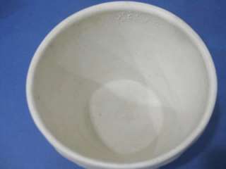 vtg 40s Matte White Robinson Ransbottom Pottery Planter Vase  