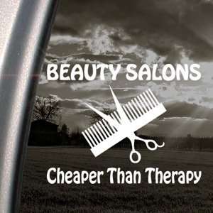  Beauty Salon Cheap Therapy Decal Hair Dresser Sticker 