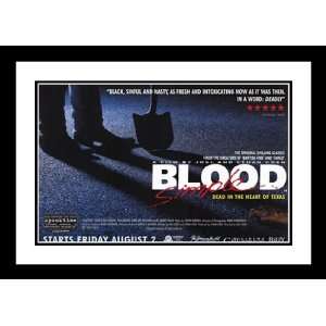  Blood Simple 20x26 Framed and Double Matted Movie Poster 