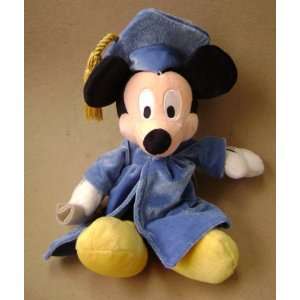  Disney Mickey Mouse Graduation Stuffed Plush Toy   9 