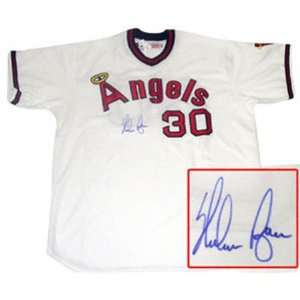   Ryan California Angels Autographed Home Jersey