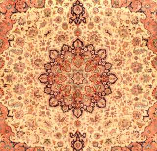 Large Area Rugs Hand Knotted Persian Wool Tabriz 10 x13  