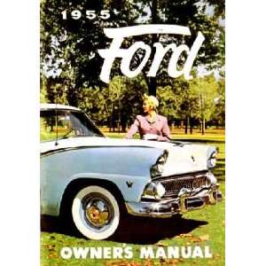    1955 FORD PASSENGER CAR Owners Manual User Guide Automotive