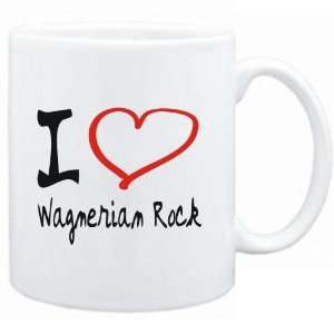 Mug White  I LOVE Wagnerian Rock  Music  Sports 