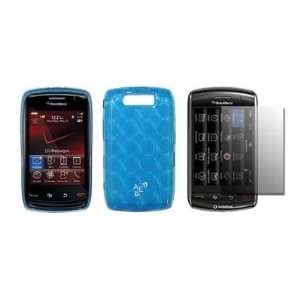   Polyurethane Cover Case + Crytal Clear Screen Protector for BlackBerry