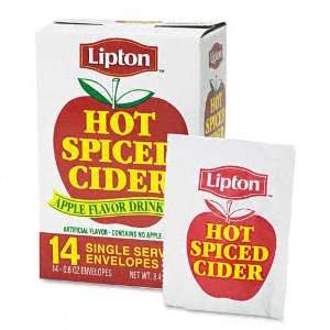  Lipton Hot Spiced Apple Cider 14 Packets