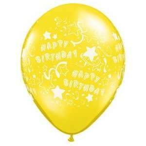 Mayflower Balloons 6051 11 Inch Birth Day Stars Jewel Assortment Latex 