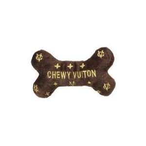  Chewy Vuiton Bone Plush Dog Toy 