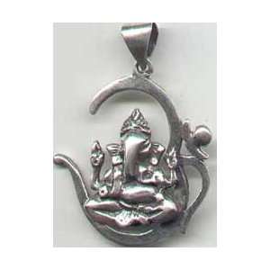  Aum Om Hindu Hinduism India Sterling Silver Ganesh Ganesha 