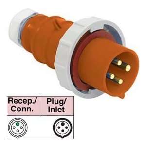 Bryant 430p12w Plug, 3 Pole, 4 Wire, 30a, 125/250v Ac, Orange 
