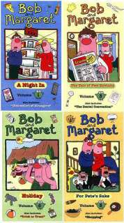 Bob & Margaret TV Series 4 NEW VHS 8 Episodes Animated  