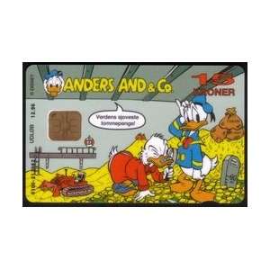 Disney Collectible Phone Card 15k Scrooge McDuck & Donald Duck Disney 