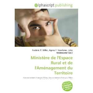   Aménagement du Territoire (French Edition) (9786132869197) Books