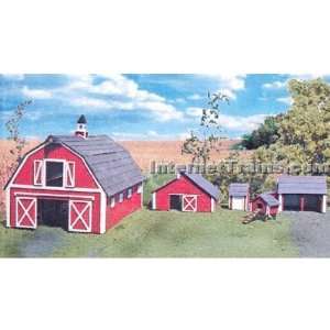  Branchline Trains N Scale Barn & Out Building Kits (5 