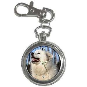  American Eskimo Dog Key Chain Pocket Watch N0011 