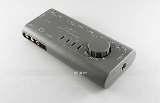 AV109 AV audio video signal switcher 4 group input and 1 group output