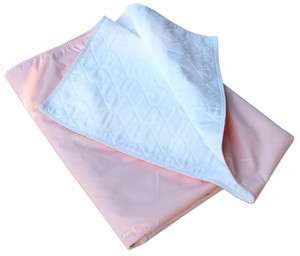 Washable Reusable Bed Pads   Color Pink   Many Sizes  