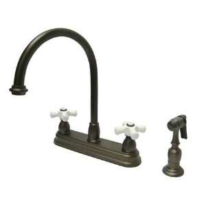 Elements of Design EB3755PXBS Chicago Two Handle 8 Kitchen Faucet 