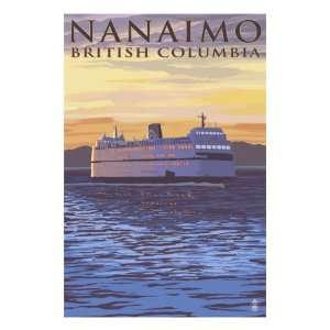 Nanaimo, BC, Ferry Scene, c.2009 Premium Poster Print by Lantern Press 