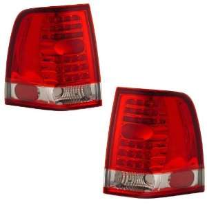  2003 2006 Ford Expedition KS LED Red/Clear Tail Lights 