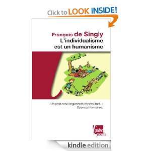 individualisme est un humanisme (LAube poche essai) (French Edition 