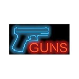  Guns Neon Sign Patio, Lawn & Garden