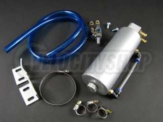 Universal Oil Catch Can Silver Civic Integra Prelude  