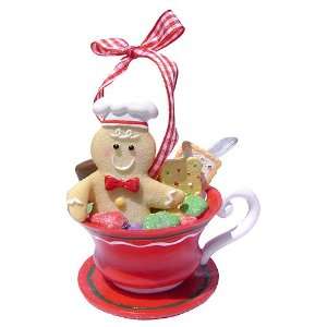  Gingerbread Kisses Cookie Boy with Candies Coffee Cup 