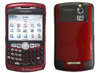 NEW TITANIUM BLACKBERRY CURVE 8310 UNLOCKED GSM PDA PHONE MOBILE RED 